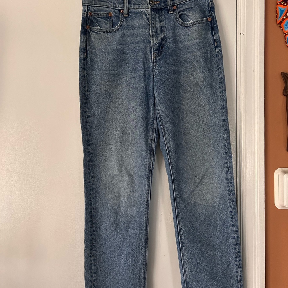 American Eagle Outfitters Light Blue Straight Jeans
